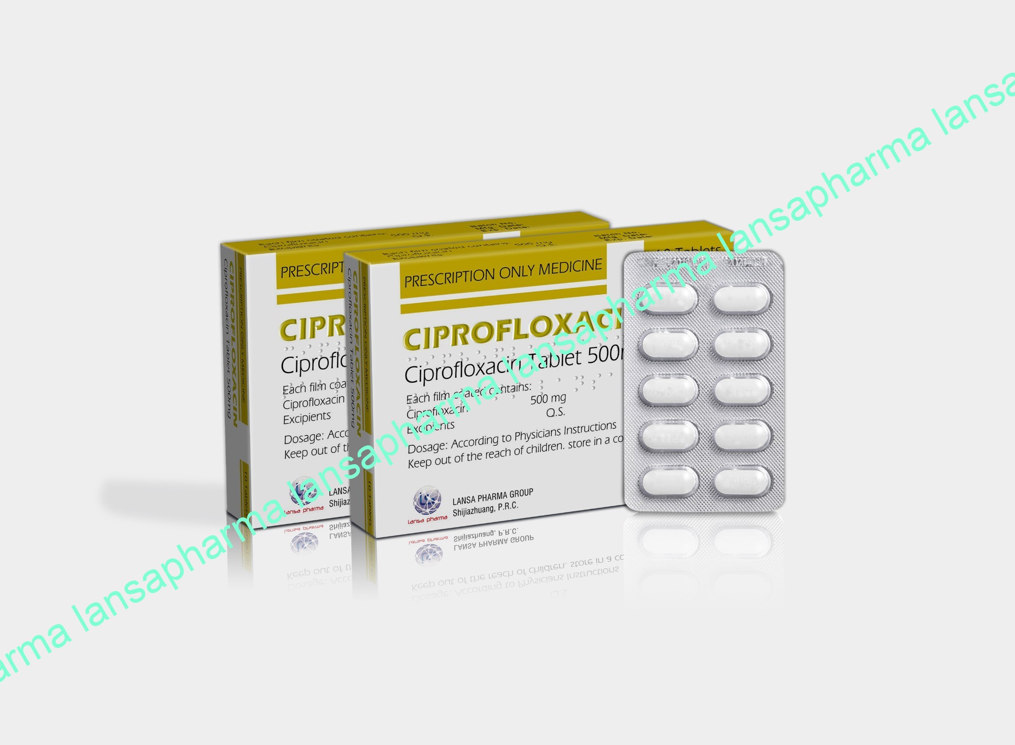Ciprofloxacin 500 mg Tablets