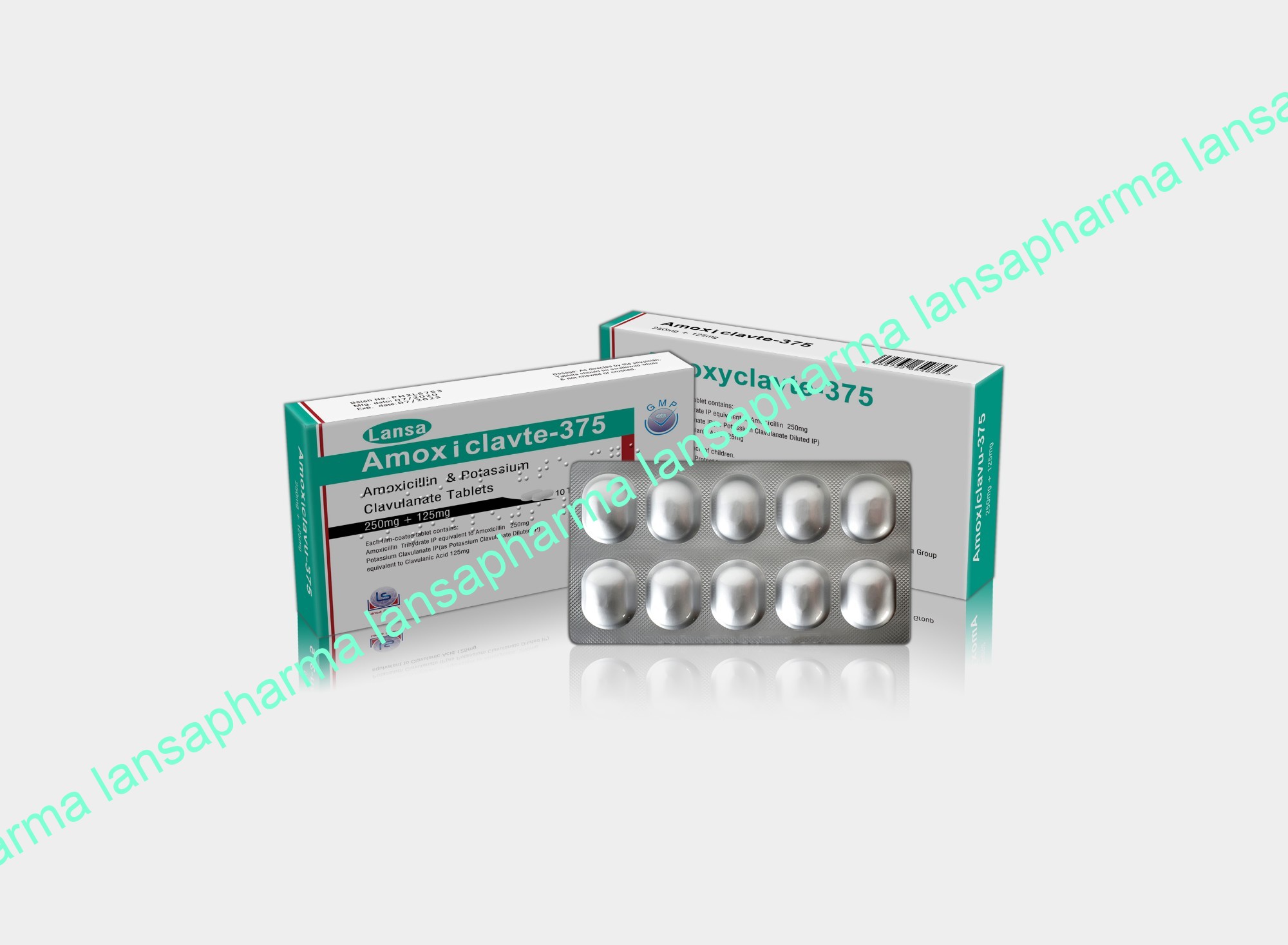 Amoxicillin and Potassium Clavulanate Tablets 375mg