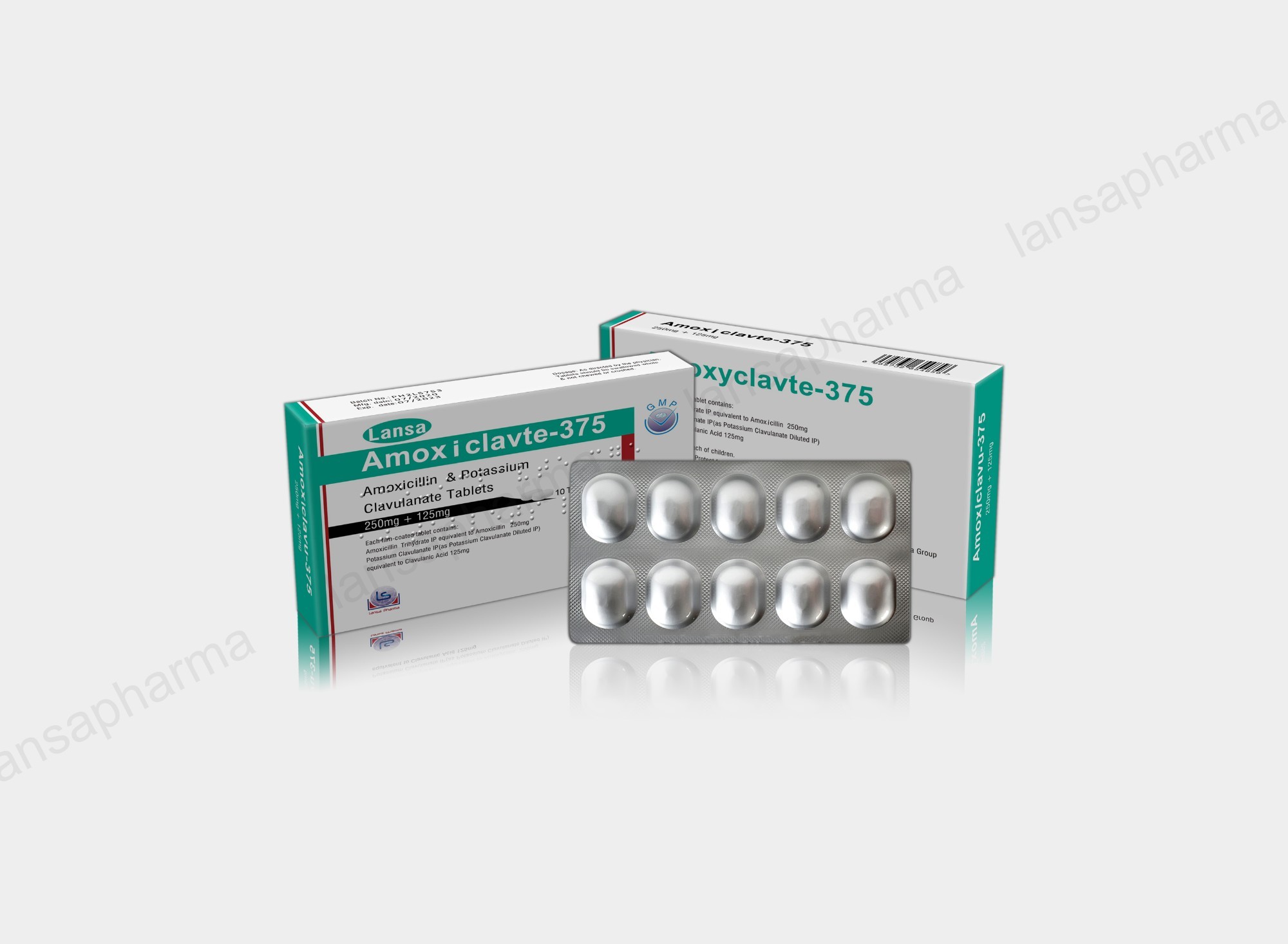 Amoxicillin and Potassium Clavulanate Tablets 375mg
