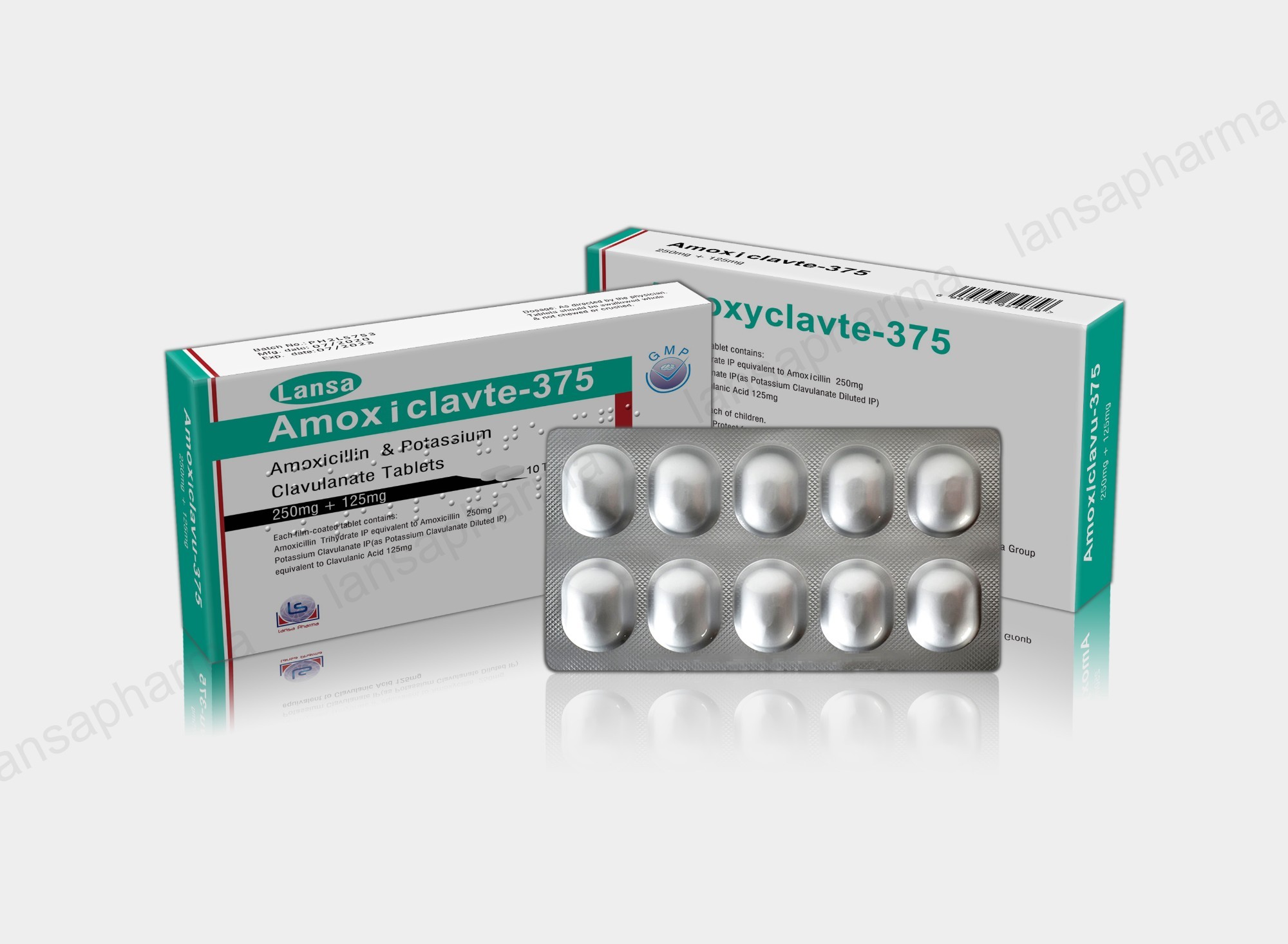 Amoxicillin and Potassium Clavulanate Tablets 375mg